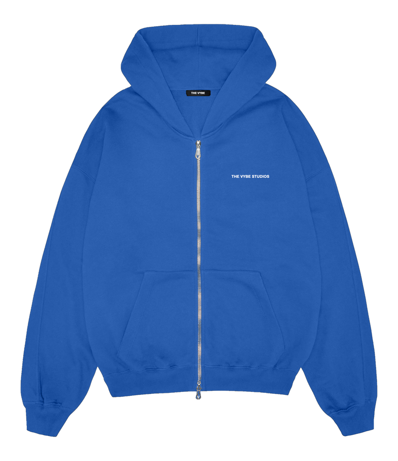 Cobalt Essential Zip Hoodie