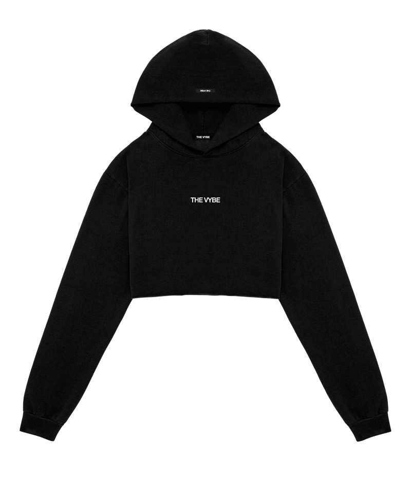 Obsidian Sleepless Nights Cropped Hoodie