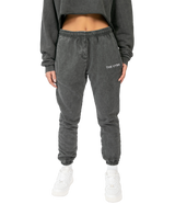 Women's Washed Grey Essential Sweatpants